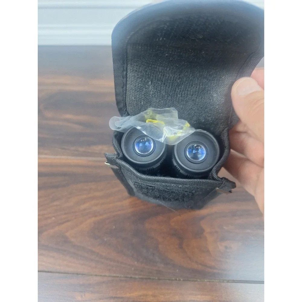 Bushnell Binoculars OS Black 10x25 Compact 13-2516 with Case Birding Pocket